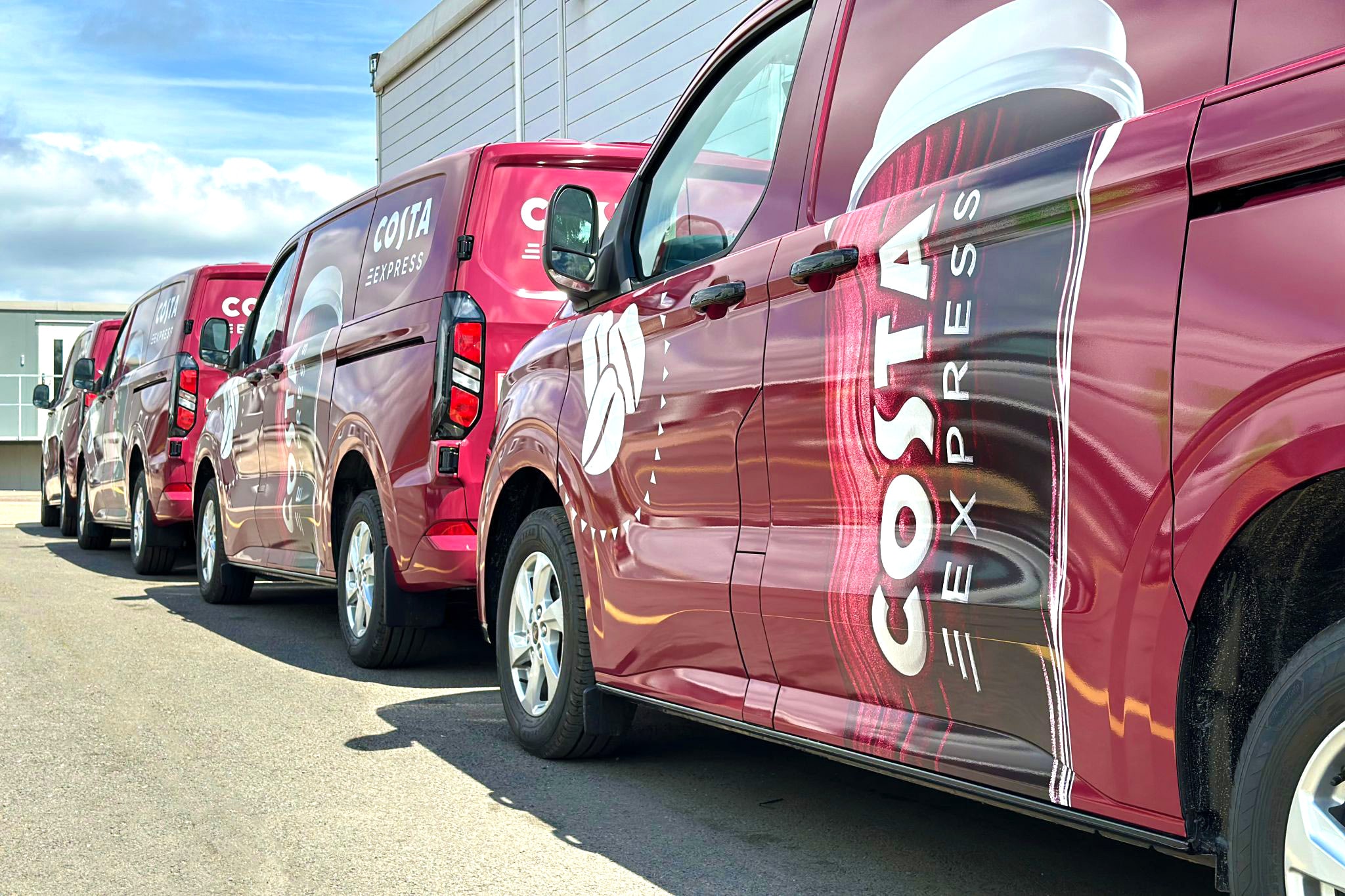 Costa Coffee Full Van Wrap by bott