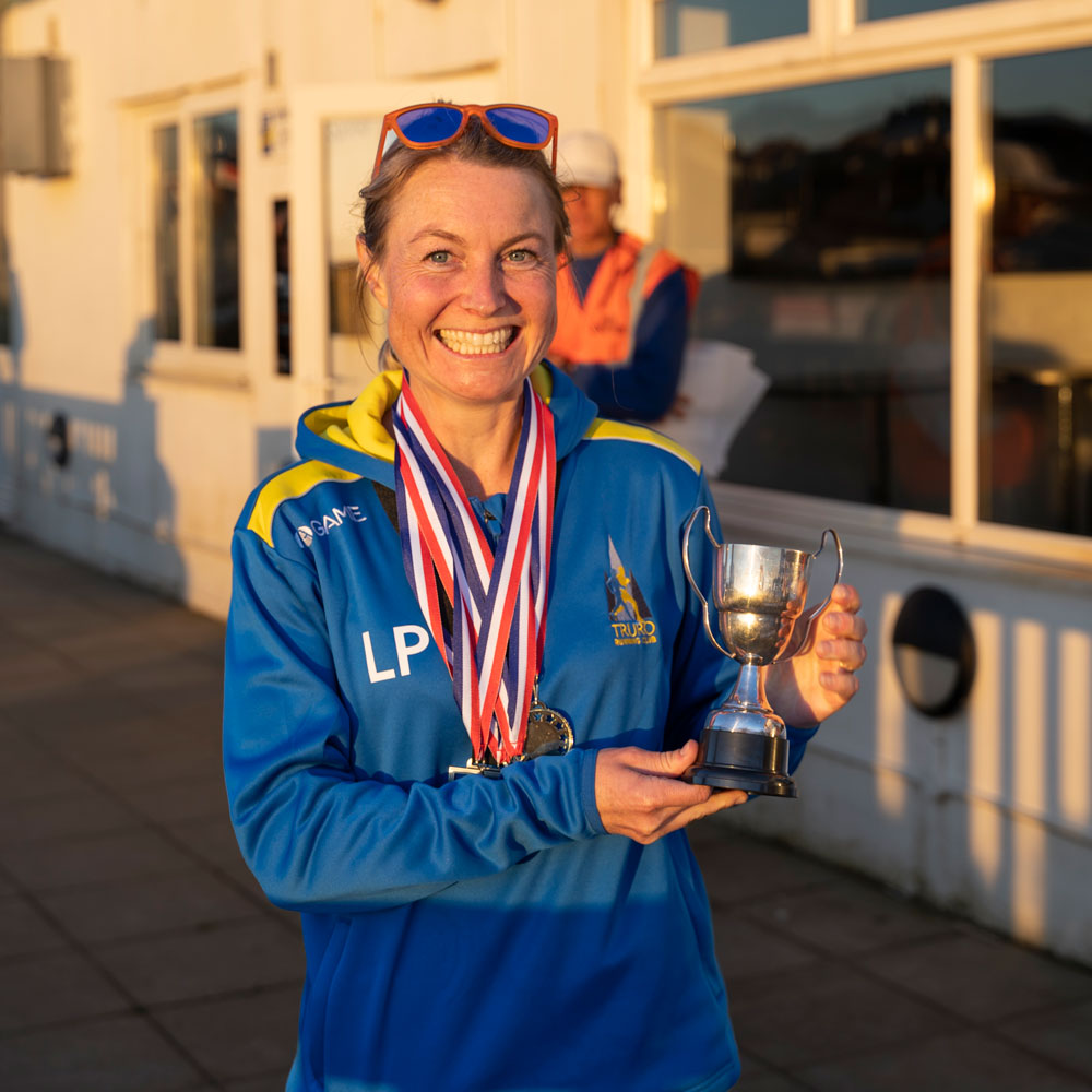 Bude Lifeboat Run female winner 2022